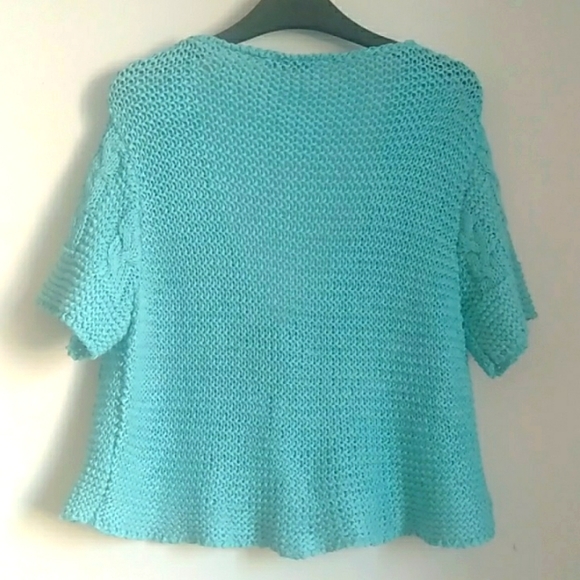 Netted Vintage  Sweater blue short length - Picture 6 of 6